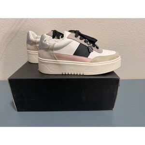 SHUSHOP Oriana Platform Sneakers Grey Multi Colorblock Womens 7.5 NEW